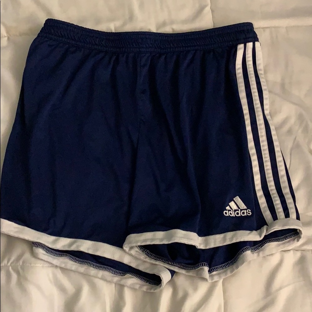 Navy adidas shorts - Picture 1 of 6
